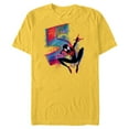 thumbnail image 1 of Marvel Spider-Man Miles Morales 5th Birthday Graphic - Short Sleeve Blended T-Shirt for Adults - Customized-Yellow, 1 of 5