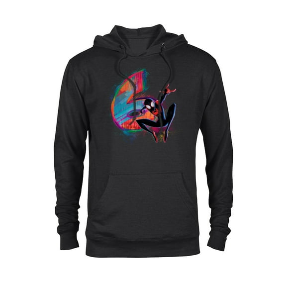Marvel Spider-Man Miles Morales 6th Birthday Graphic - Pullover Hoodie for Adults - Customized-Black