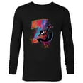 thumbnail image 1 of Marvel Spider-Man Miles Morales 7th Birthday Graphic - Long Sleeve T-Shirt for Men - Customized-Black, 1 of 5