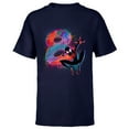 thumbnail image 1 of Marvel Spider-Man Miles Morales 8th Birthday Graphic - Short Sleeve T-Shirt for Kids - Customized-Navy, 1 of 5