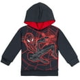thumbnail image 1 of Marvel Spider-Man Miles Morales Big Boys Fleece Pullover Hoodie Toddler to Big Kid, 1 of 5