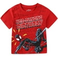 thumbnail image 1 of Marvel Spider-Man Miles Morales Birthday Short Sleeve T-Shirt (Boys), Sizes 3T-16, 1 of 4