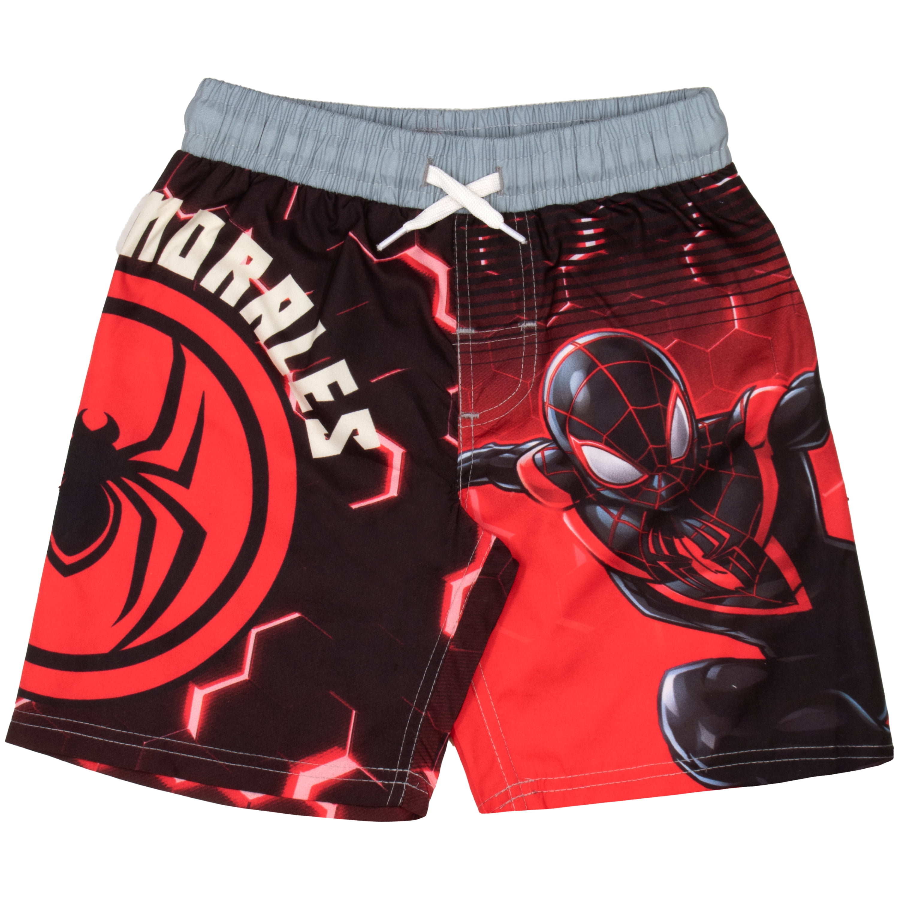 Marvel Spider-Man Miles Morales Boys Swim Trunks - Bathing Suit Swim ...