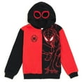 thumbnail image 1 of Marvel Spider-Man Miles Morales Fleece Zip Up Cosplay Hoodie Toddler to Big Kid, 1 of 5