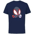 thumbnail image 1 of Marvel Spider-Man Miles Morales & Friends Toony Easter Eggs - Short Sleeve Cotton T-Shirt for Adults - Customized-Navy, 1 of 5