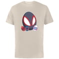 thumbnail image 1 of Marvel Spider-Man Miles Morales & Friends Toony Easter Eggs - Short Sleeve Cotton T-Shirt for Adults - Customized-Natural, 1 of 5