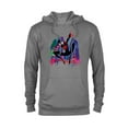 thumbnail image 1 of Marvel Spider-Man Miles Morales Graffiti City - Pullover Hoodie for Adults -Customized-Graphite Heather, 1 of 5