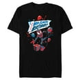thumbnail image 1 of Marvel Spider-Man Miles Morales Have a Web-Slinging Birthday - Short Sleeve Blended T-Shirt for Adults - Customized-Black, 1 of 5