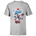 thumbnail image 1 of Marvel Spider-Man Miles Morales Have a Web-Slinging Birthday - Short Sleeve T-Shirt for Kids - Customized-Athletic Heather, 1 of 5