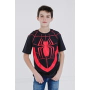 Marvel Spider-Man Miles Morales Little Boys Matching Family Cosplay T-Shirt Infant to Big Kid