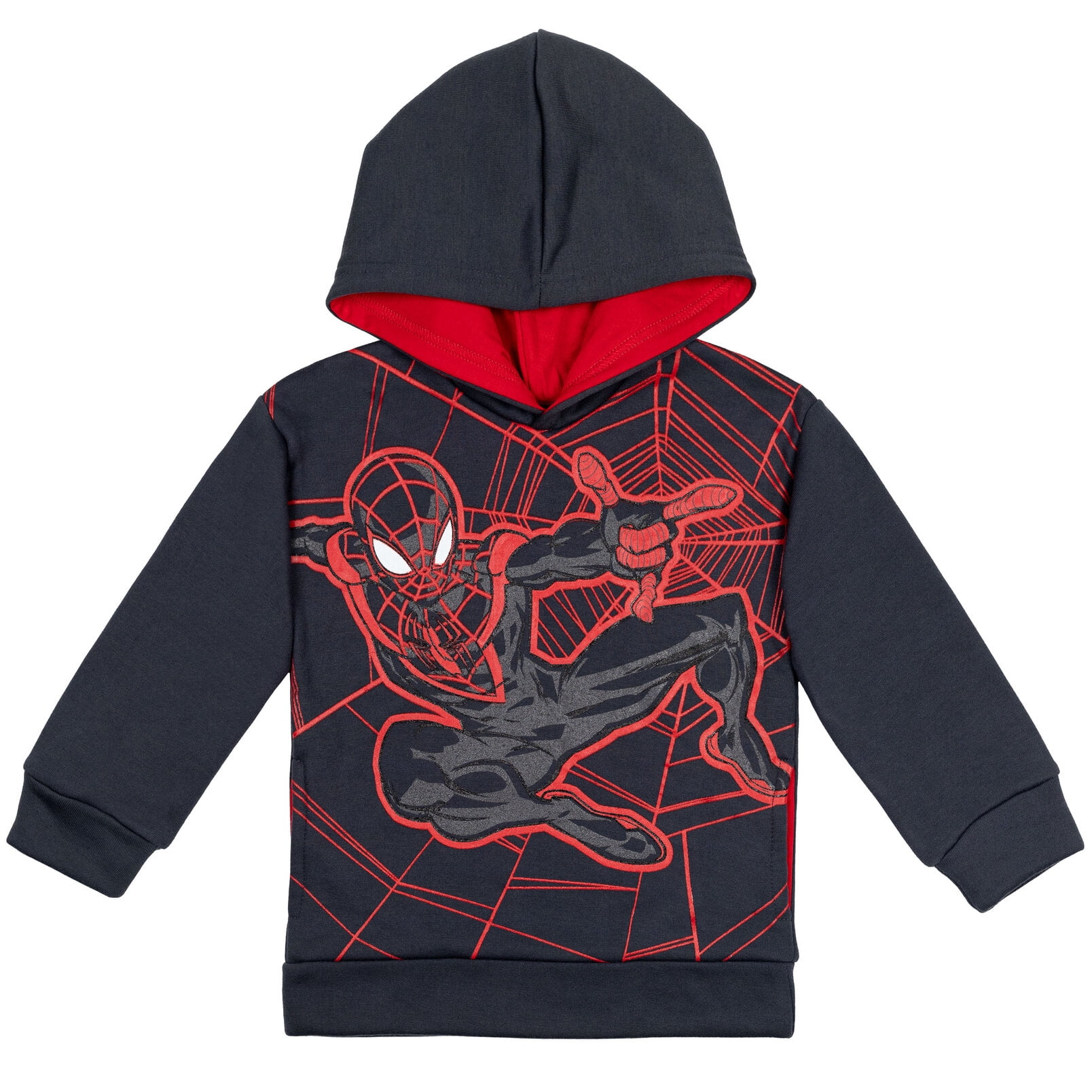 Marvel Cosmic Invasion Spider-Man Hoodie - Retro Pixel Design Pullover