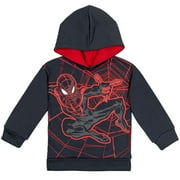 Marvel Spider-Man Miles Morales Little Boys Fleece Pullover Hoodie Toddler to Big Kid