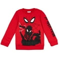 thumbnail image 1 of Marvel Spider-Man Miles Morales Little Boys Fleece Sweatshirt Toddler to Big Kid, 1 of 5