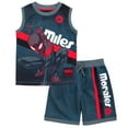 thumbnail image 1 of Marvel Spider-Man Miles Morales Tank Top & Shorts Outfit, Little Boy's, 2-Pack, 1 of 5