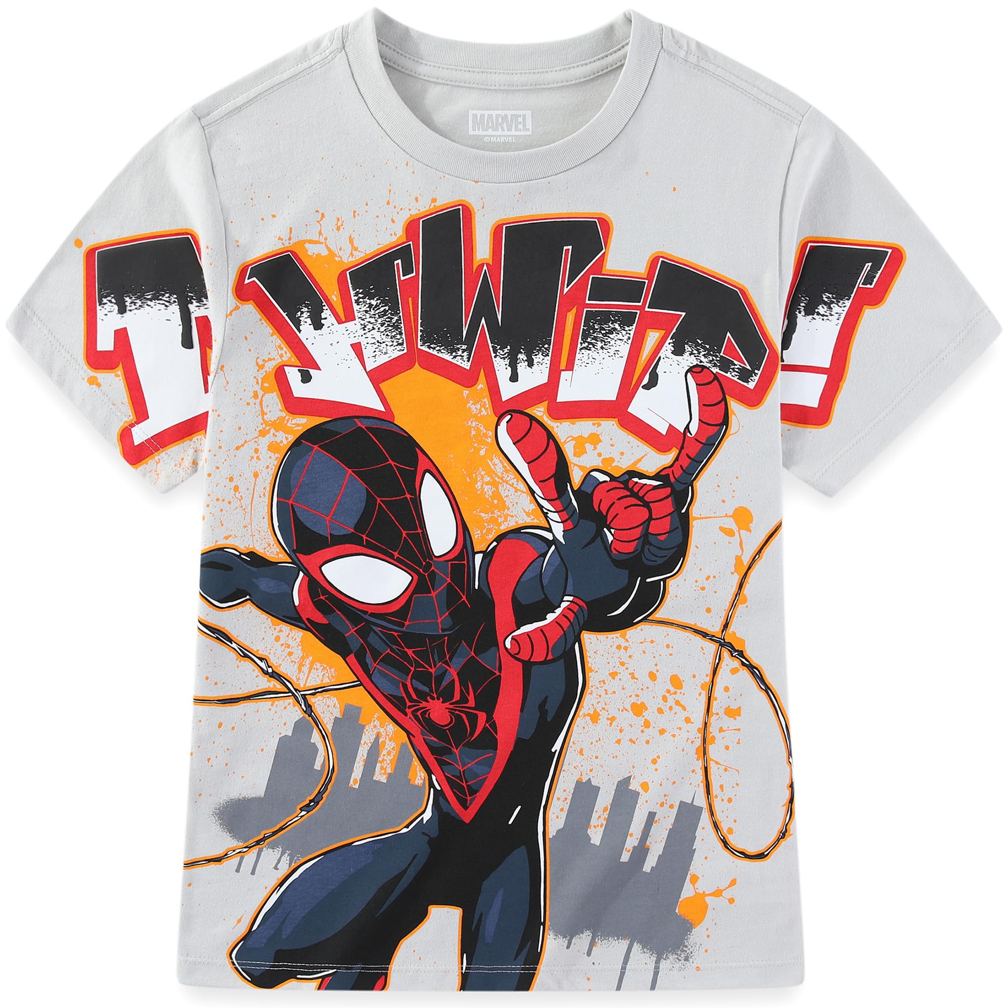 Marvel Spider-Man Miles Morales Short Sleeve T-Shirt (Boys), Sizes 8-16
