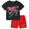 thumbnail image 1 of Marvel Spider-Man Miles Morales Short Sleeve T-Shirt and Shorts (Boys), 2 Piece Set, Sizes 4-7, 1 of 7