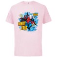 thumbnail image 1 of Marvel Spider-Man Miles Morales Spider-Gwen Family Trip 2024 - Short Sleeve Cotton T-Shirt for Adults - Customized-Soft Pink, 1 of 5
