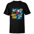 thumbnail image 1 of Marvel Spider-Man Miles Morales Spider-Gwen Family Trip 2024 - Short Sleeve T-Shirt for Kids - Customized-Black, 1 of 5
