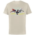 thumbnail image 1 of Marvel Spider-Man Miles Morales Spider-Gwen Webbed Wonders - Short Sleeve Cotton T-Shirt for Adults - Customized-Natural, 1 of 5