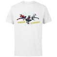 thumbnail image 1 of Marvel Spider-Man Miles Morales Spider-Gwen Webbed Wonders - Short Sleeve Cotton T-Shirt for Adults - Customized-White, 1 of 5