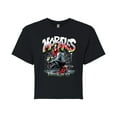 thumbnail image 1 of Marvel Spider-Man - Miles Morales Spray Paint - Juniors Cropped Graphic T-Shirt, 1 of 5