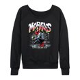 thumbnail image 1 of Marvel Spider-Man - Miles Morales Spray Paint - Ladies French Terry Pullover Long Sleeve Shirt, 1 of 5