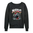 thumbnail image 1 of Marvel Spider-Man - Miles Morales Spray Paint - Ladies French Terry Pullover Long Sleeve Shirt, 1 of 5