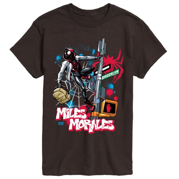 Marvel - Spider-Man Miles Morales Street - Men's Short Sleeve Graphic T-Shirt