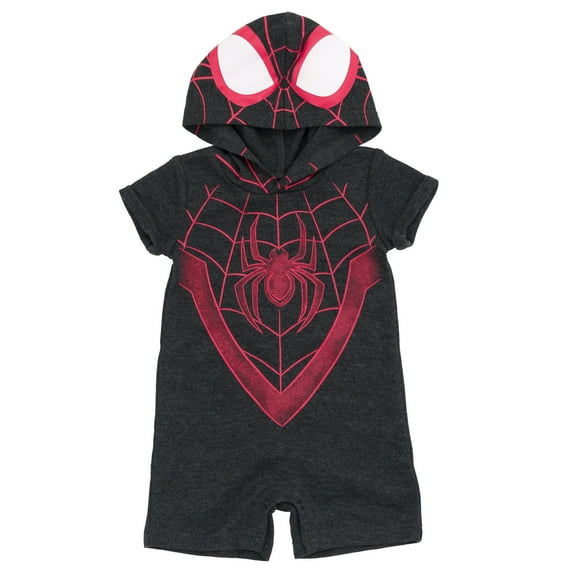 Marvel Spider-Man Miles Morales Toddler Boys Romper Newborn to Toddler