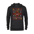 thumbnail image 1 of Marvel Spider-Man Miles Morales Ugly Christmas Sweater - Pullover Hoodie for Adults - Customized-Black, 1 of 5