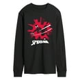 thumbnail image 1 of Marvel - Spider-Man Miles Skyline  - Men's Long Sleeve Graphic T-Shirt, 1 of 4