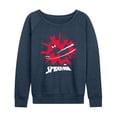 thumbnail image 1 of Marvel - Spider-Man Miles Skyline  - Women's French Terry Long Sleeve Pullover, 1 of 4