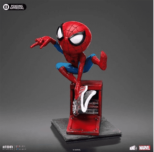 Iron Studios Collectible Statue Minico - Marvel Comics - Spider-Man PVC Red