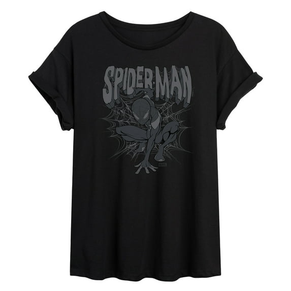 Marvel Spider-Man - Monochromatic - Women's Oversized Graphic T-Shirt