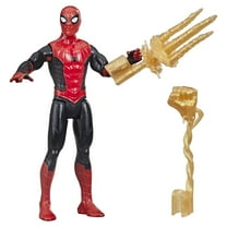 Marvel Spider-Man Mystery Web Gear Upgraded Black and Red Suit Spider-Man Action Figure