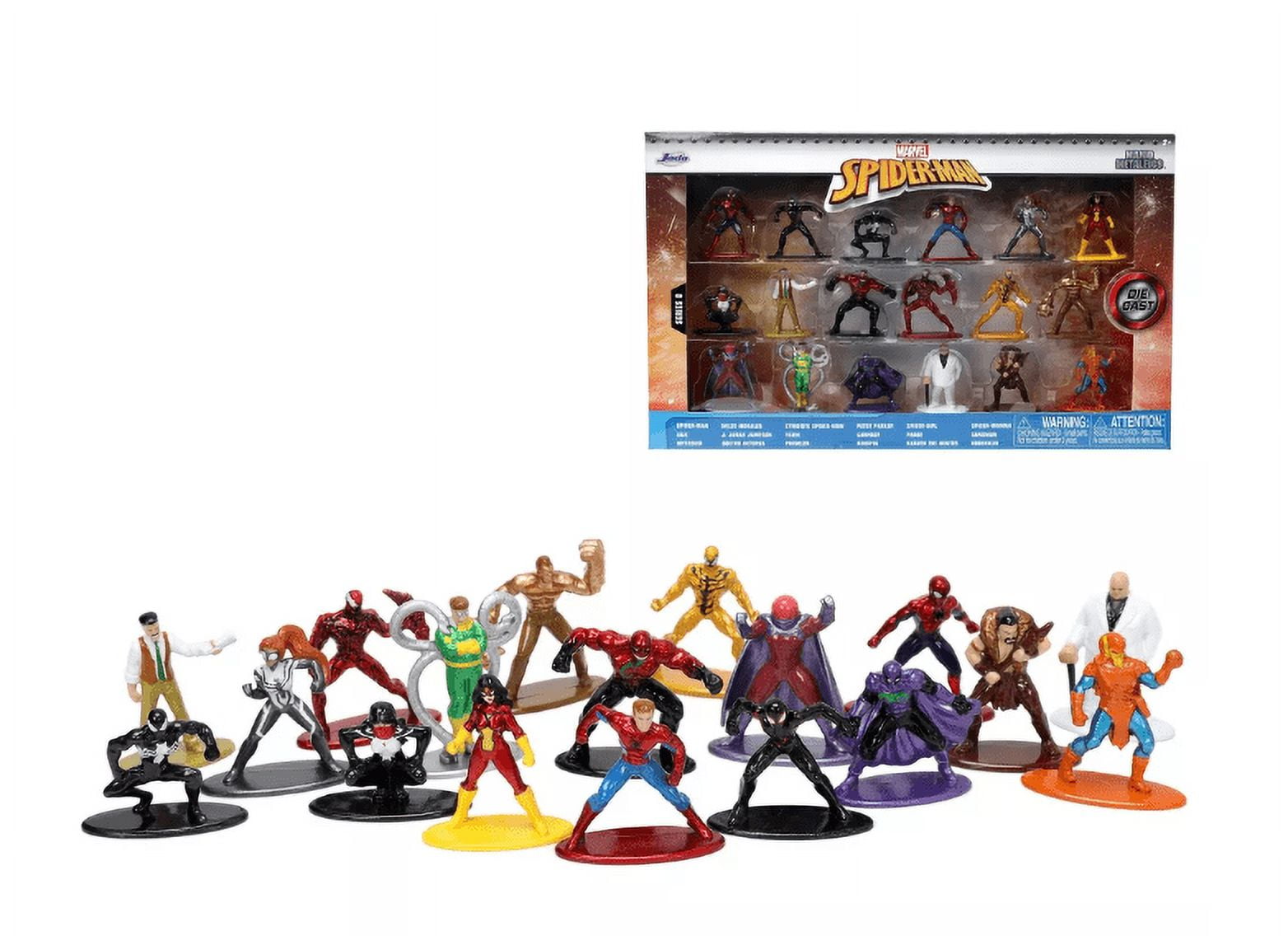 Marvel Spider Man Nano MetalFigs 18 Pack Series 9 Die Cast Figures
