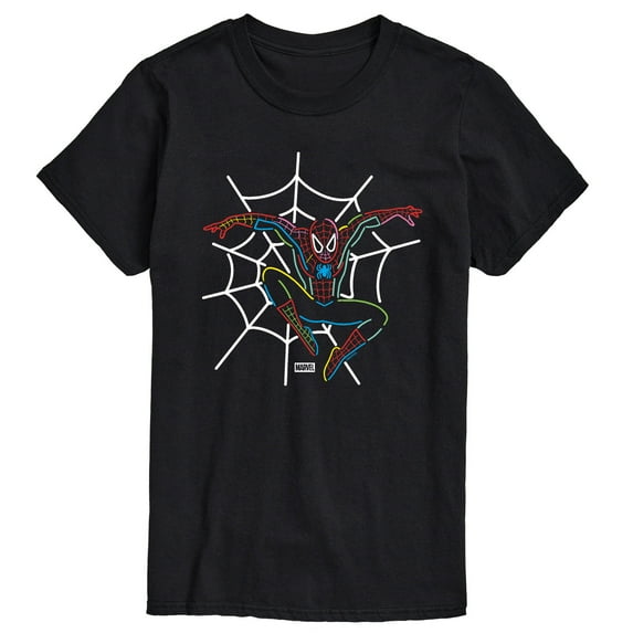 Marvel - Spider-Man Neon Web - Men's Short Sleeve Graphic T-Shirt