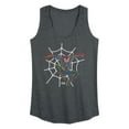 thumbnail image 1 of Marvel - Spider-Man Neon Web - Women's Racerback Graphic Tank Top, 1 of 4
