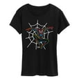 thumbnail image 1 of Marvel - Spider-Man Neon Web - Women's Short Sleeve Graphic T-Shirt, 1 of 4