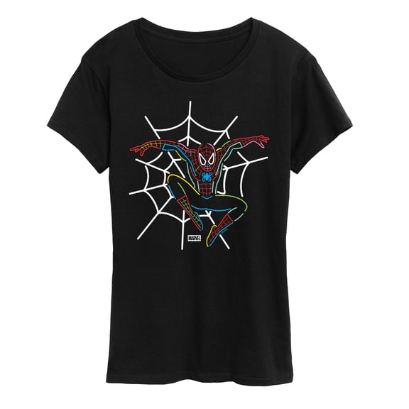 Marvel - Spider-Man Neon Web - Women's Short Sleeve Graphic T-Shirt
