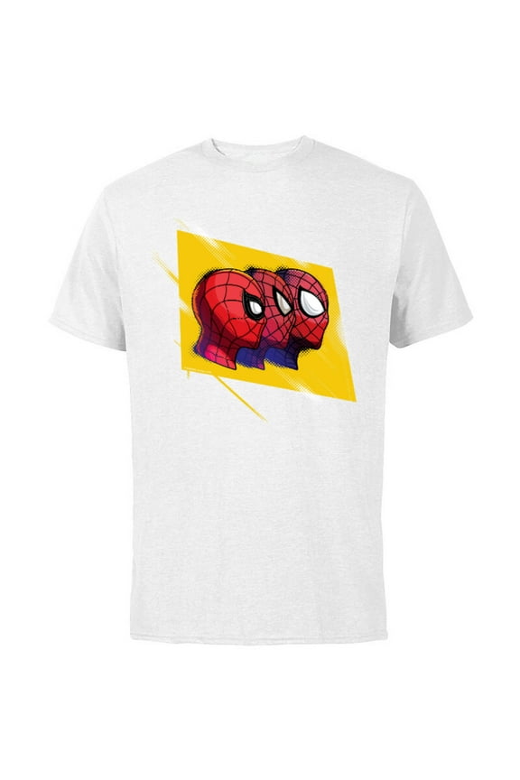 Spider-Man: No Way Home 3 Peters Masked Spidey Trio - Short Sleeve Cotton T-Shirt for Adults - Customized-White