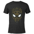 thumbnail image 1 of Marvel Spider-Man: No Way Home Black and Gold Mask - Short Sleeve Blended T-Shirt for Adults – Customized-Black, 1 of 5