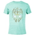 thumbnail image 1 of Marvel Spider-Man: No Way Home Black and Gold Mask - Short Sleeve Blended T-Shirt for Adults – Customized-Ocean Blue, 1 of 5