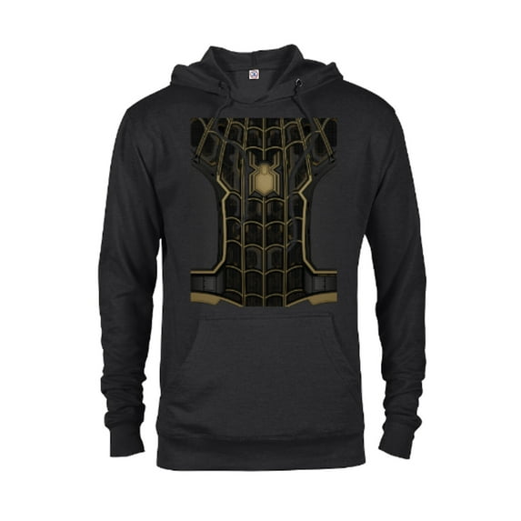 Marvel Spider-Man No Way Home Black and Gold - Pullover Hoodie for Adults – Customized-Black