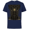 thumbnail image 1 of Marvel Spider-Man No Way Home Black and Gold - Short Sleeve Cotton T-Shirt for Adults - Customized-Navy, 1 of 5