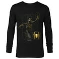 thumbnail image 1 of Marvel Spider-Man: No Way Home Black and Gold Suit in Action - Long Sleeve T-Shirt for Men – Customized-Black, 1 of 5