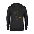 thumbnail image 1 of Marvel Spider-Man: No Way Home Black and Gold Suit in Action - Pullover Hoodie for Adults – Customized-Black, 1 of 5
