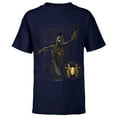 thumbnail image 1 of Marvel Spider-Man: No Way Home Black and Gold Suit in Action - Short Sleeve T-Shirt for Kids – Customized-Navy, 1 of 5