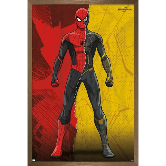Marvel Spider-Man: No Way Home - Costume Blend Wall Poster, 22.375" x 34" Framed