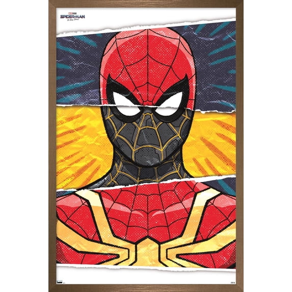 Marvel Spider-Man: No Way Home - Costume Trio Wall Poster, 22.375" x 34" Framed
